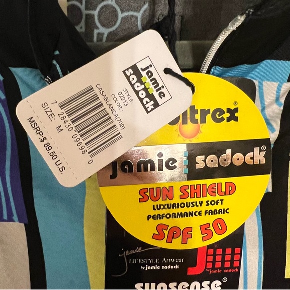 Jamie Sadock NWT Shiny Happy People (CasaCollection) Size Medium,Sunshield - Picture 5 of 9
